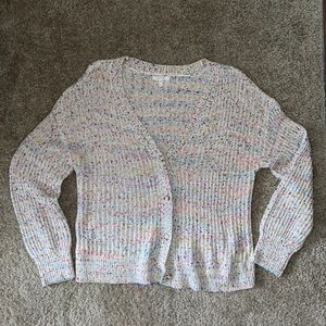 maurice’s rainbow marl boyfriend cardigan